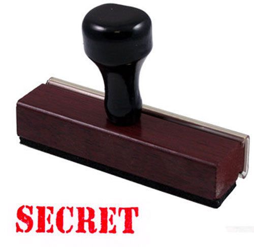 Secret rubber stamp for sale