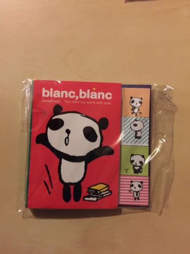 Pocket Size Post It Notes Cute Korean Cartoon Panda Memo Pad (New)