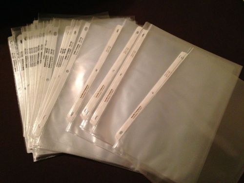 Lot of 60 K&amp;M Company #PV119 Heavy Clear Poly-Vu Top Loading Sheets Protectors