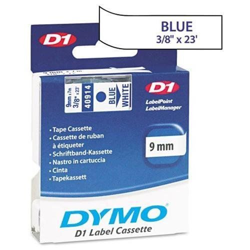 Dymo 40914 Label, Dymo D1 White Tape/blue Print (dym40914)