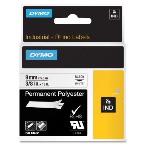 DYMO RhinoPRO Industrial-Strength Permanent Adhesive Fabric Label Tape, New