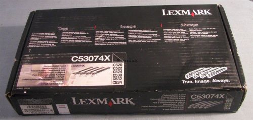 GENUINE LEXMARK 4 PACK OF PHOTOCONDUCTORS C53074X C520/C522/C524/C530/C532/C534