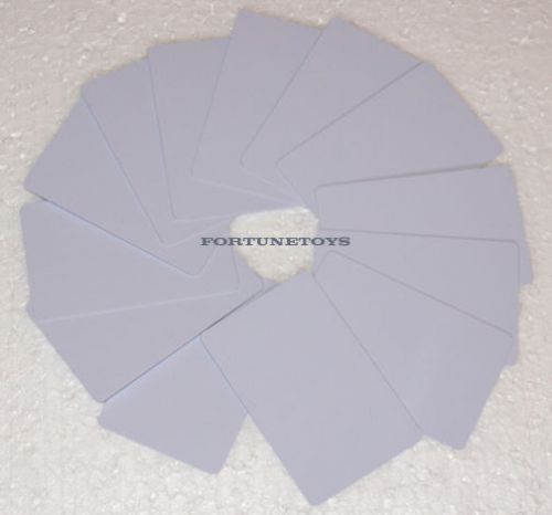 200 BLANK PLASTIC WHITE PHOTO NANE ID CREDIT CARD PVC 30MIL