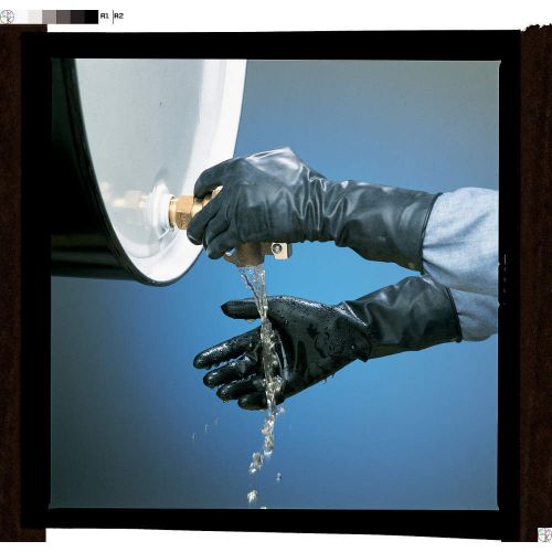 Chemical resistant glove, 13 mil, sz 10, pr b131/10 for sale