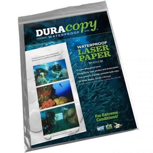 Rite in the Rain 6512-M Waterproof DuraCopy Laser Paper, A4 - 25 Sheets
