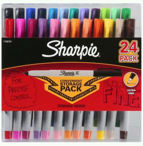 Sharpie Ultra Fine Assorted Colors Ultra Fine Point (24 Pack)