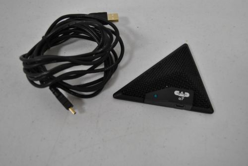 CAD U7 USB POWERED DESKTOP RECORDING MICROPHONE W/CABLE (S6-1-73D,S5-T-54D)