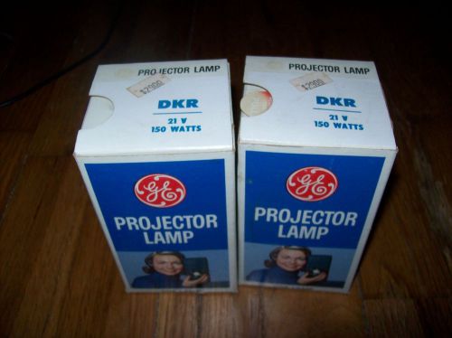 2 nos ge projector bulb/lamp dkr 21 volt 150 watts 15 houra for sale