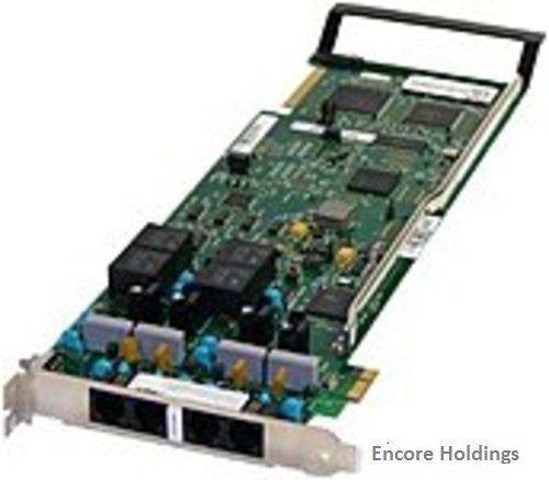 Dialogic 887-491 D41JCTLSEW Combined Media Board - 4-Port - PCI Express