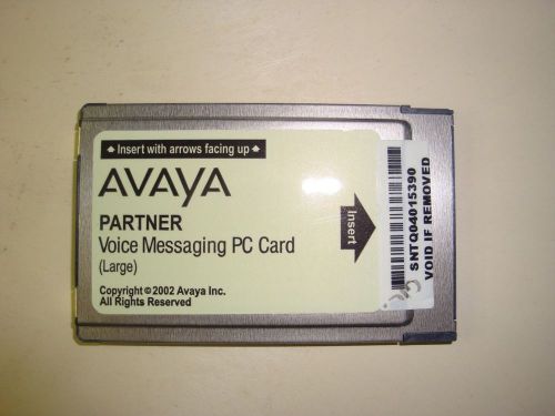 Avaya Lucent Partner Voice Messaging PC Card - Large 700226525