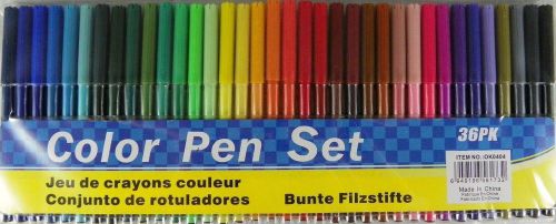 36-Piece Color Pen Sets Packaged Art Drawing Supplies
