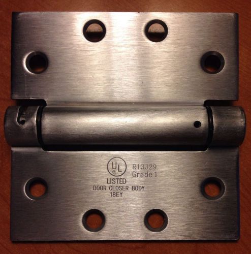 (1 pair) don-jo sh74545 0.134 gauge steel, full mortise spring hinge 4.5&#034; x 4.5&#034; for sale