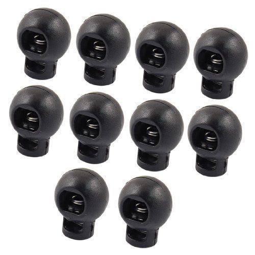 Spring loaded round toggle stop cord locks end 10 pcs new for sale