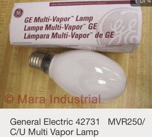 GE 42731   MVR250/C/U Multi Vapor Lamp. Box Of (6) Brand New.