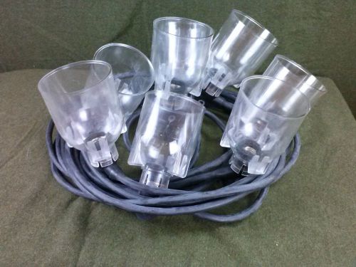 8 Light 50ft Heavy Duty Floodlight Extension Crush Proof Cable NEW