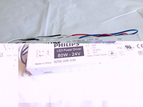 New philips led power drive 80w-24v input 100-240v ac output 24v 80watts max. for sale