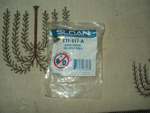 Sloan ETF-617-A Back Check Tee Assembly