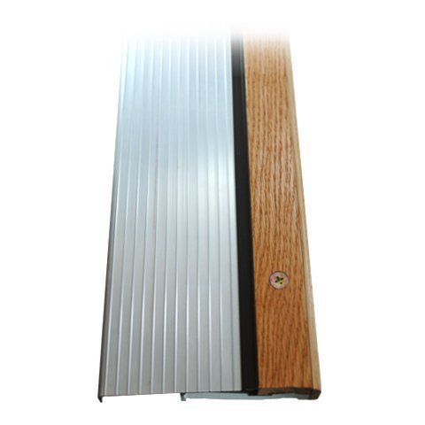 3&#039; Aluminum &amp; Oak Adjustable Door Sill