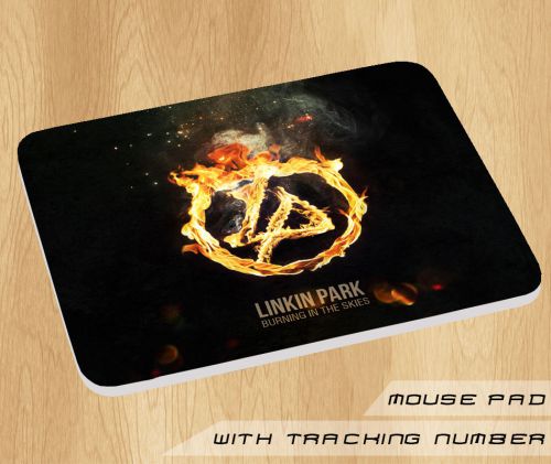 Linkin Park Rock Band Fire Logo Mouse Pad Mat Mousepad Hot Gift Game