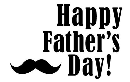 Xstamper Classix P14 Happy Father&#039;s Day! Gift Self Inking Rubber Stamp moustache