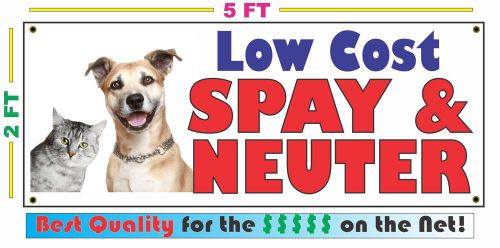 Full Color PET SPAY &amp; NEUTER Banner Sign NEW Best Price for The $$$$