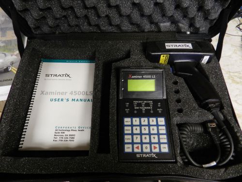 STRATIX XAMINER 4500LS  Scanner with Case