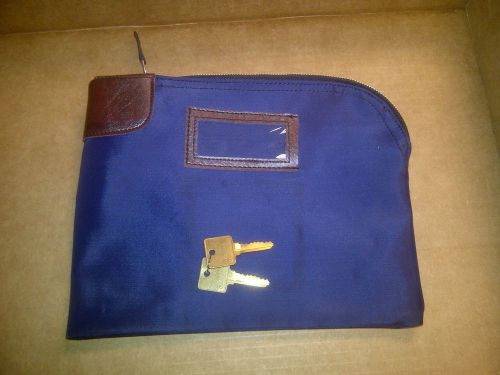 Locking Bank Money Bag, 2 Keys, 7 Pin Lock  Night Deposit Storage Security Case