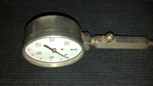 vintage mid 70&#039;s nitrogen/air high pressure guage 200 psi