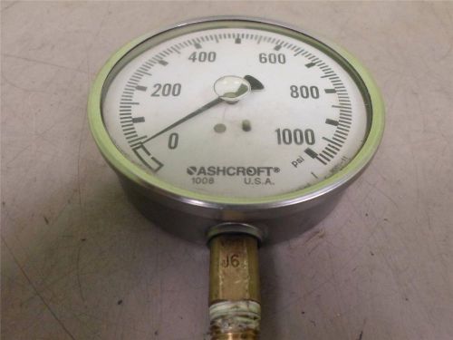 Ashcroft 1000 psi pressure gauge
