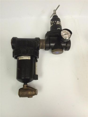 Watts pneumatic air tool f602-12wj &amp; r119-12c filter lubricator regulator set for sale