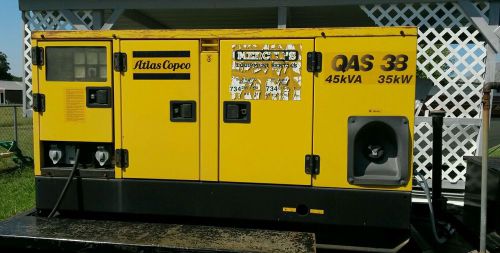 Atlas Copco QAS 38 with trailer and tool boxes.