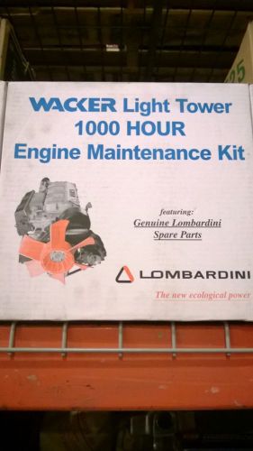 *NIB* Genuine Wacker Light Tower 1000 hour Maintenance Kit 0156185 Lombardini
