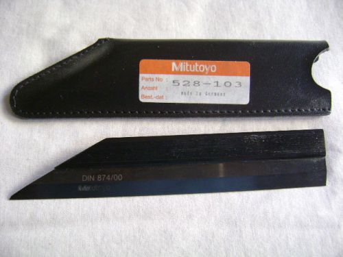 Mitutoyo 6&#034; Straight Edge Knife 528-103 With Casing
