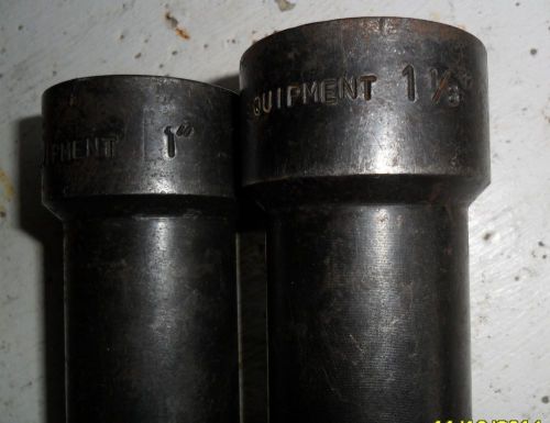 &#034;used&#034; reliable equipment rel-ed-16 1&#034; &amp; rel-18 1-/18&#034; deep well impact sockets for sale