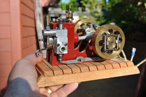Working Miniature Model Hit and Miss Model Engine  Gas Powered