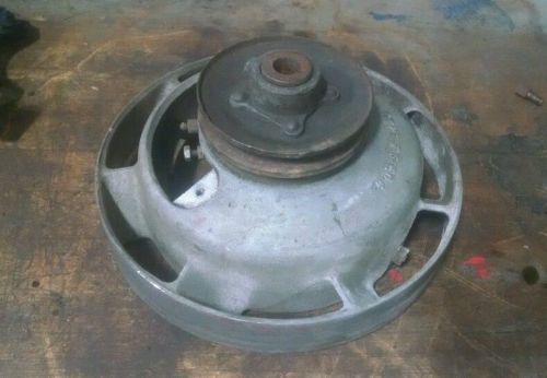 Antique vintage stationary maytag engine flywheel good shape with hub and pulley for sale
