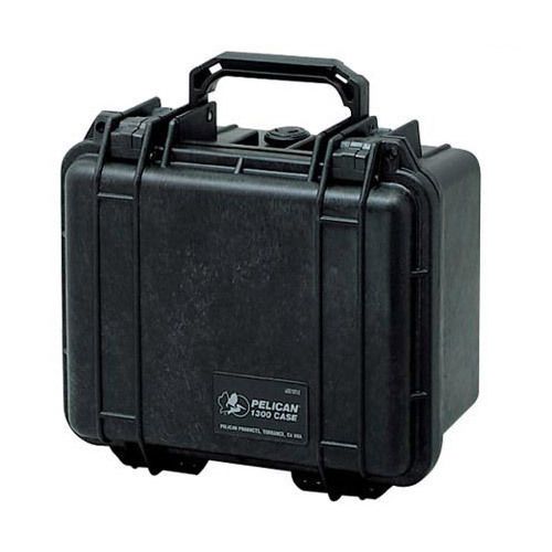 Pelican 1300-000-110 hard case with u-pic foam made in usa (black) for sale