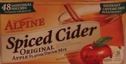Alpine Spiced Cider Mix case of 6/48 count boxes