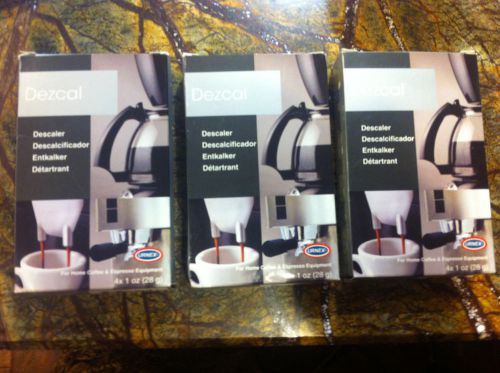 Urnex Dezcal Home Activated Descaler Home Coffee &amp; Espresso 3 Boxes 10 Packets