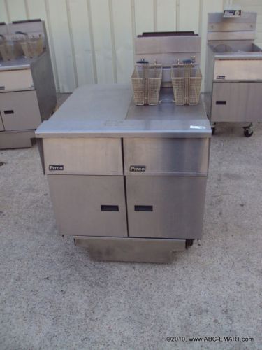 PITCO GAS 1-BAY FRYER FILTRATION SYSTEM CHICKEN FRIES
