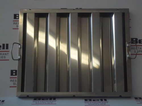 *new* 20&#034; x 16&#034; welded stainless steel grease hood baffle filter - free shipping for sale