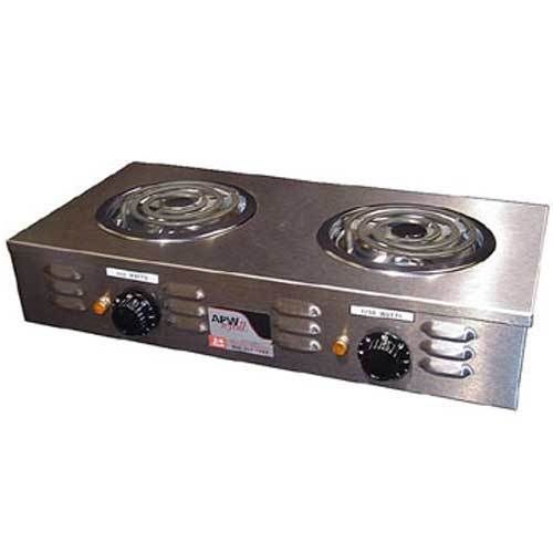 APW CP-2A Hotplate,Two Burners, Countertop, Electric