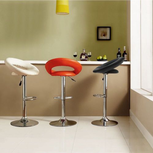 Modern Swiveling Barstool Set of 2 Kitchen decor Home Pub Room Chair Seating