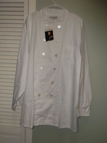 New NWT Designer Chef Clothing Chef Works Coat Uniform Jacket Long Sleeve 2X 2XL