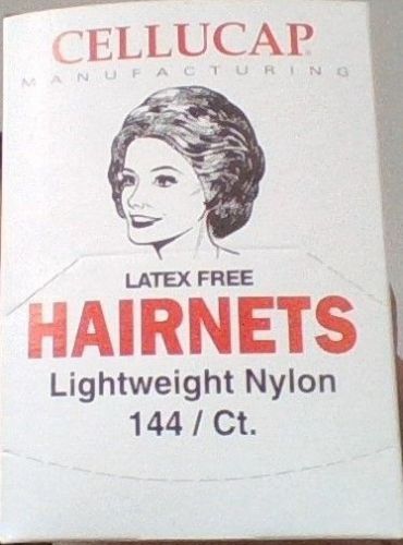 CelluCap Hairnets Latex Free Lightweight Nylon 144/Ct.