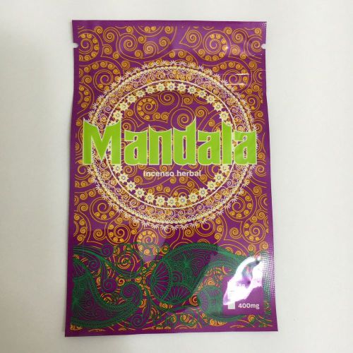 100 Mandala 3g EMPTY** mylar ziplock bags (good for crafts incense jewelry)
