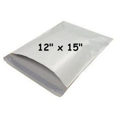 50 - 12&#034; x 15&#034; POLY MAILERS ENVELOPES PLASTIC SELF SEALING SHIPPING BAGS
