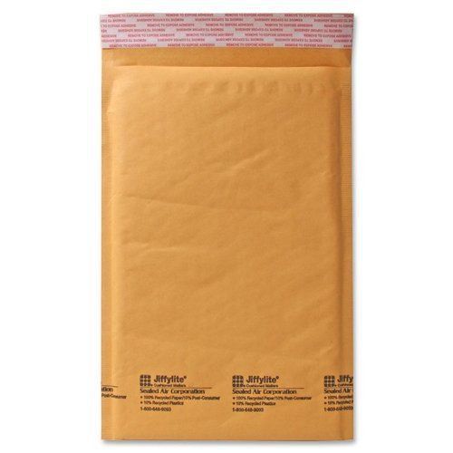 Sealed Air Jiffy Lite Cushioned Mailers, Self Seal, #1, 7.25 x 12 inches