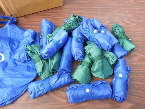 Lot of 21 Small Plastic Merchandise Plastic Emergency Bags 12&#034; x 15&#034; x 6&#034; Rolled