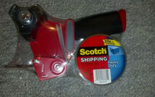 Scotch 3850-st heavy-duty 2&#034; shipping packaging tape with dispenser for sale